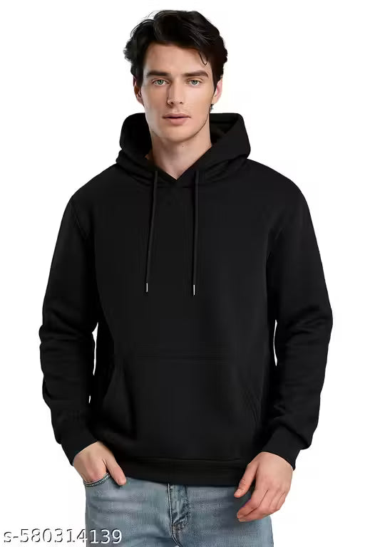 Hoodie, BLACK , BODY FIT